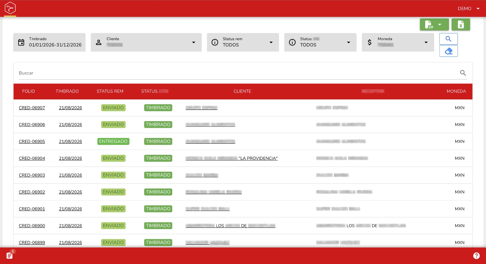 WASP ERP — Facturación y timbrado CFDI